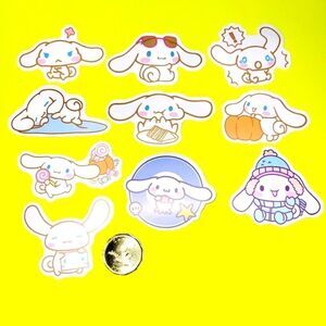 3/$10 10 pcs brand new waterproof Cinnamoroll stickers